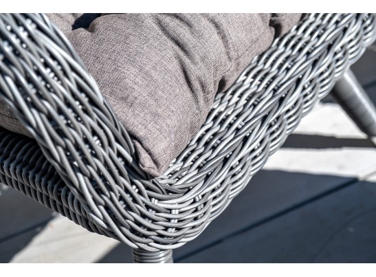 "Толедо" кресло плетеное с подушками, цвет графит в Набережных Челнах