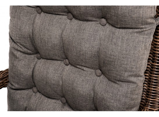 "Толедо" кресло плетеное с подушками, цвет коричневый в Набережных Челнах