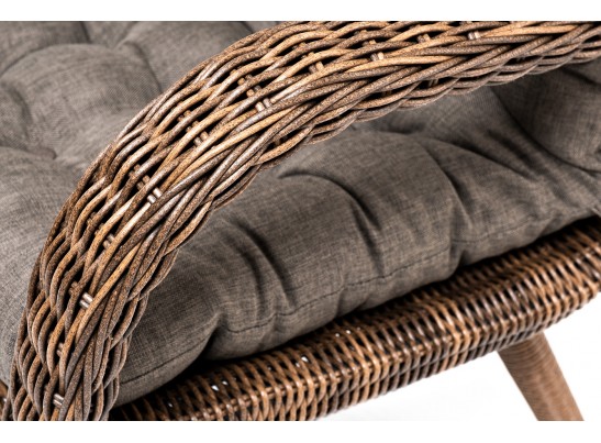 "Толедо" кресло плетеное с подушками, цвет коричневый в Набережных Челнах