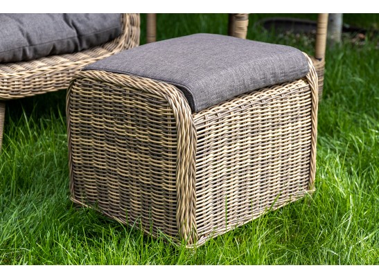 "Толедо" лаунж-зона из искусственного ротанга, цвет соломенный в Набережных Челнах