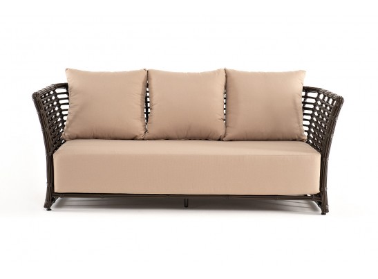 "Валенсия" диван из искусственного ротанга трехместный, цвет бронзовый в Набережных Челнах