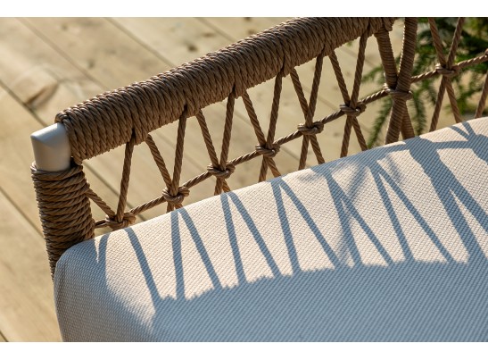 "Венеция" лаунж-зона из искусственного ротанга, цвет соломенный в Набережных Челнах