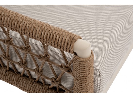 "Венеция" лаунж-зона из искусственного ротанга, цвет соломенный в Набережных Челнах