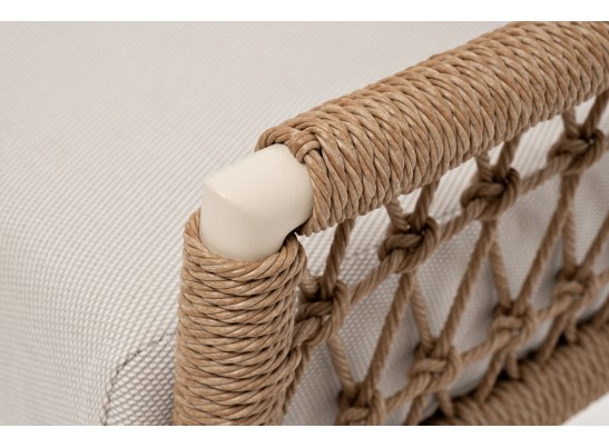 "Венеция" лаунж-зона из искусственного ротанга, цвет соломенный в Набережных Челнах