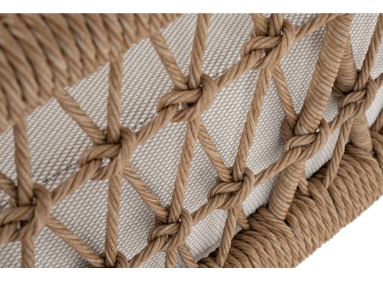 "Венеция" лаунж-зона из искусственного ротанга, цвет соломенный в Набережных Челнах