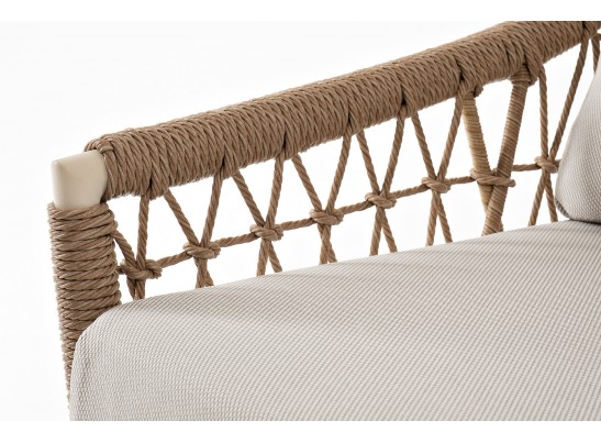 "Венеция" лаунж-зона из искусственного ротанга, цвет соломенный в Набережных Челнах