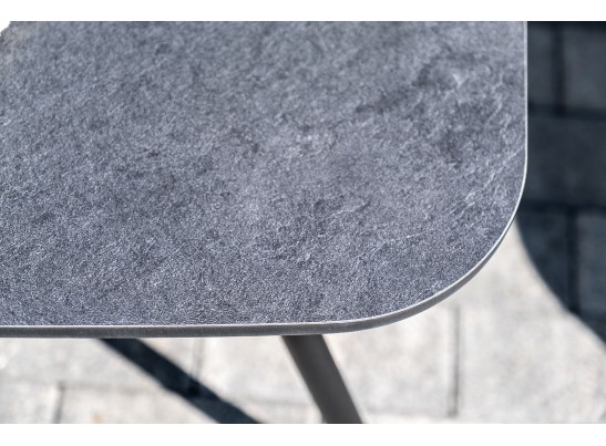 "Верона" лаунж-зона 5-местная плетеная из роупа (веревки), каркас алюминиевый темно-серый, роуп темно-серый в Набережных Челнах