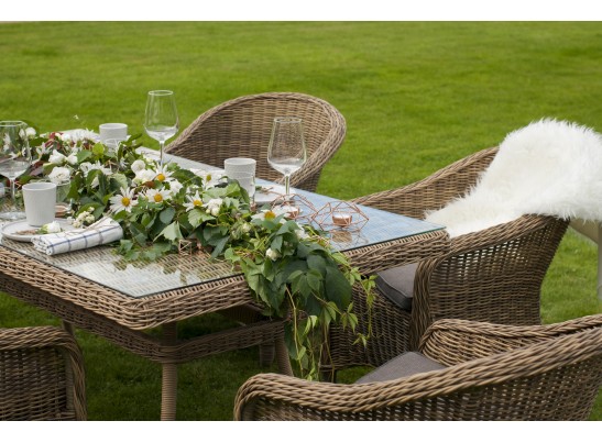 "Эспрессо" обеденная группа плетеная, цвет соломенный в Набережных Челнах