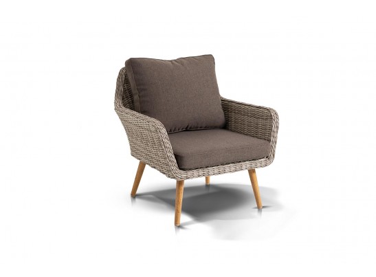 "Прованс" кресло из искусственного ротанга, цвет бежевый в Набережных Челнах