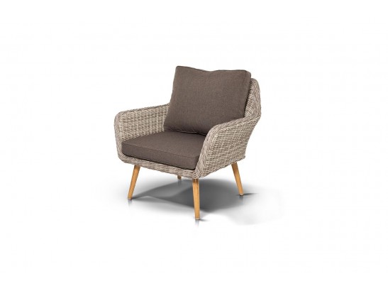 "Прованс" кресло из искусственного ротанга, цвет бежевый в Набережных Челнах