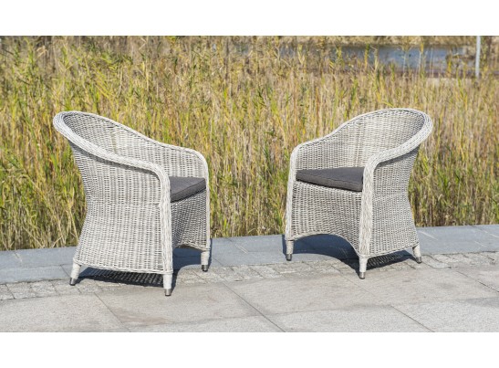 "Равенна" плетеное кресло из искусственного ротанга, цвет бежевый в Набережных Челнах