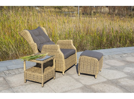 "Форио" кресло раскладное плетеное, цвет соломенный в Набережных Челнах
