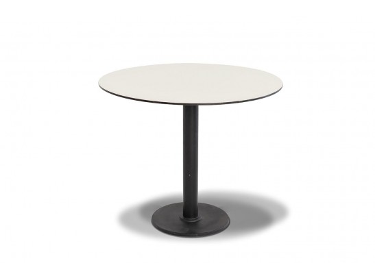 "Каффе" интерьерный стол из HPL круглый Ø63см, цвет молочный в Набережных Челнах