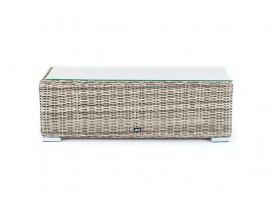 "Фабриция" журнальный столик из искусственного ротанга, цвет серый в Набережных Челнах