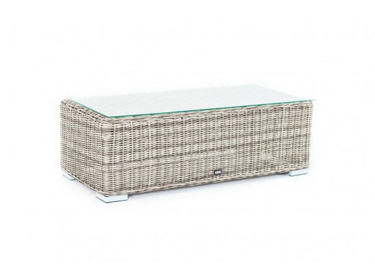 "Фабриция" журнальный столик из искусственного ротанга, цвет серый в Набережных Челнах