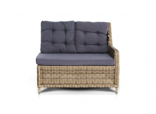 "Бергамо" плетеный левый модуль дивана, цвет соломенный в Набережных Челнах