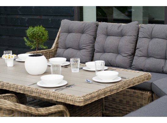 "Бергамо" плетеный левый модуль дивана, цвет соломенный в Набережных Челнах