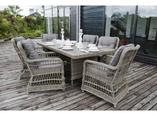 "Цесена" обеденная группа плетеная из искусственного ротанга в Набережных Челнах