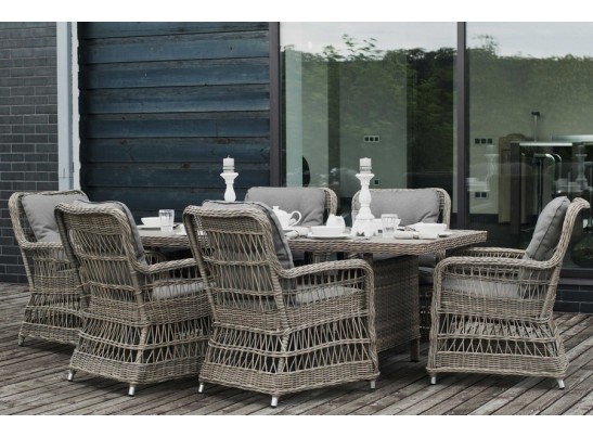 "Цесена" обеденная группа плетеная из искусственного ротанга в Набережных Челнах