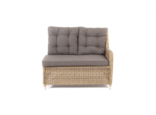 "Бергамо" плетеный левый модуль дивана, цвет соломенный в Набережных Челнах