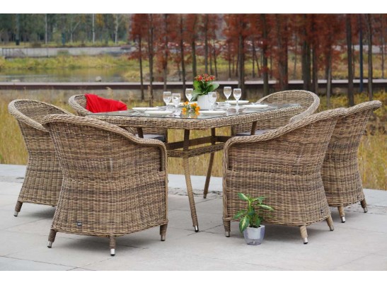"Эспрессо" обеденная группа плетеная, цвет соломенный в Набережных Челнах