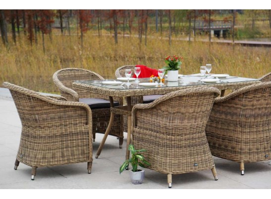 "Эспрессо" обеденная группа плетеная, цвет соломенный в Набережных Челнах