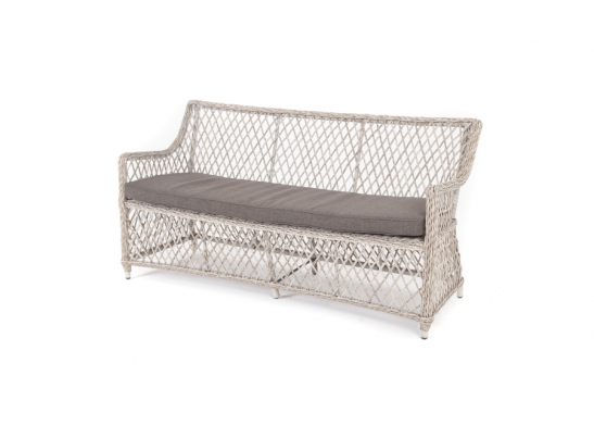 "Латте" диван двухместный из искусственного ротанга, цвет бежевый в Набережных Челнах