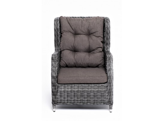 "Форио" кресло раскладное плетеное, цвет графит в Набережных Челнах