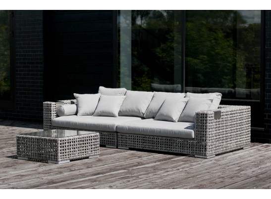 "Канти" модуль угловой левый, цвет светло-серый в Набережных Челнах