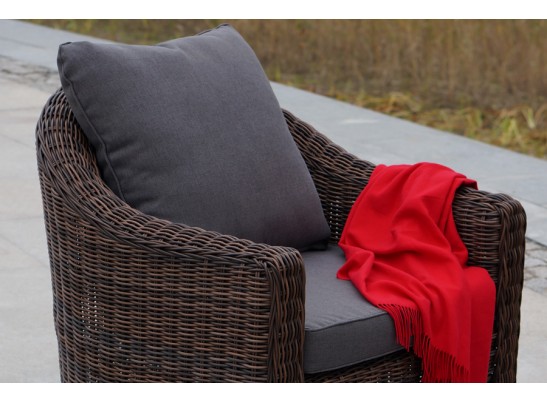 "Кон Панна" кресло из искусственного ротанга, цвет коричневый в Набережных Челнах