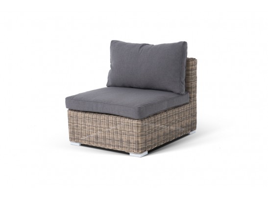 "Лунго" трансформирующийся диван из искусственного ротанга, цвет соломенный в Набережных Челнах