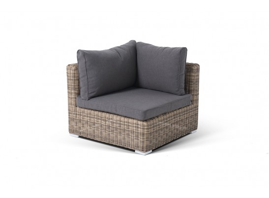 "Лунго" трансформирующийся диван из искусственного ротанга, цвет соломенный в Набережных Челнах