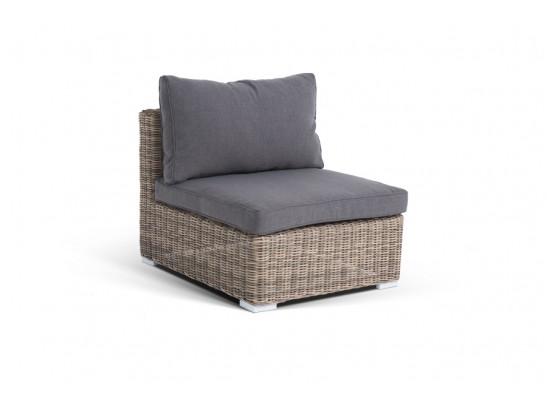 "Лунго" модуль диванный прямой с подушками, цвет соломенный в Набережных Челнах