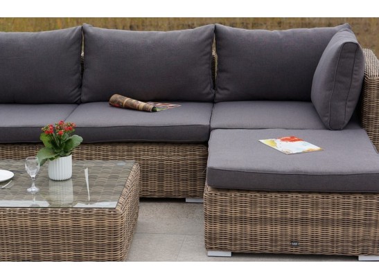 "Лунго" модуль диванный прямой с подушками, цвет соломенный в Набережных Челнах