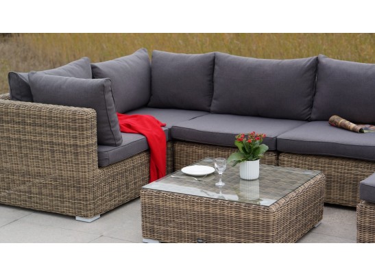 "Лунго" журнальный столик плетеный, цвет соломенный в Набережных Челнах