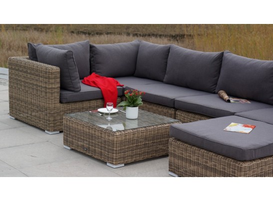 "Лунго" журнальный столик плетеный, цвет соломенный в Набережных Челнах