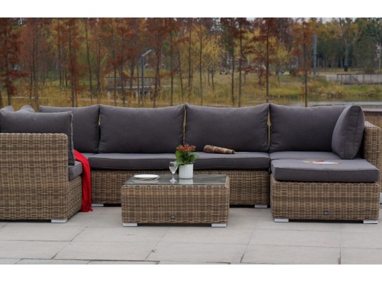 "Лунго" журнальный столик плетеный, цвет соломенный в Набережных Челнах