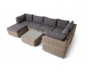 "Лунго" модуль диванный угловой с подушками, цвет соломенный в Набережных Челнах