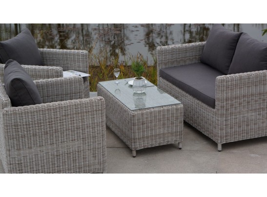 "Кон Панна" столик журнальный из искусственного ротанга, цвет бежевый в Набережных Челнах