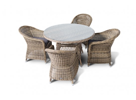 "Равенна" обеденная группа плетеная, цвет соломенный в Набережных Челнах