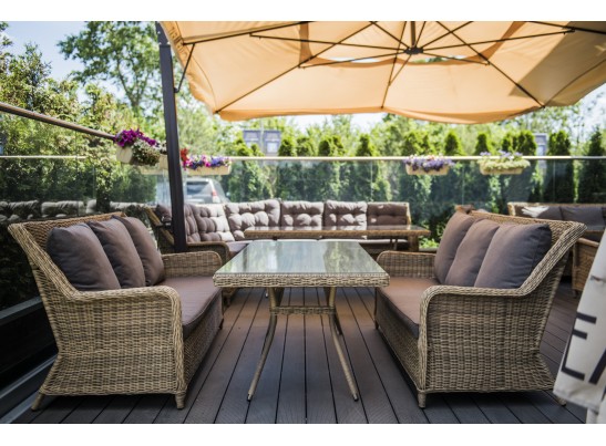 "Гляссе" диван трехместный из искусственного ротанга, цвет соломенный в Набережных Челнах "Гляссе" диван трехместный из искусственного ротанга, цвет соломенный в Набережных Челнах