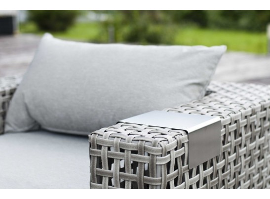 "Тито" плетеное кресло из искусственного ротанга, цвет серый в Набережных Челнах