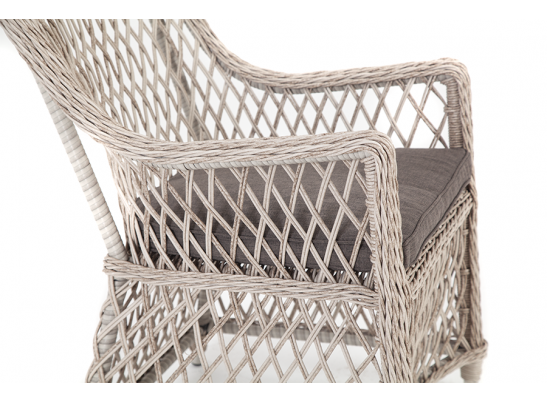 "Латте" плетеное кресло из искусственного ротанга, цвет бежевый в Набережных Челнах