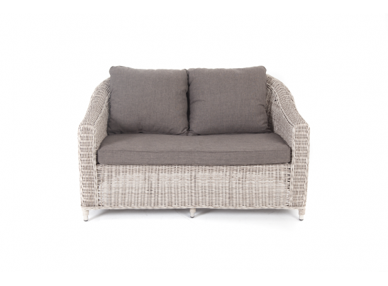 "Кон Панна" диван из искусственного ротанга двухместный, цвет бежевый в Набережных Челнах