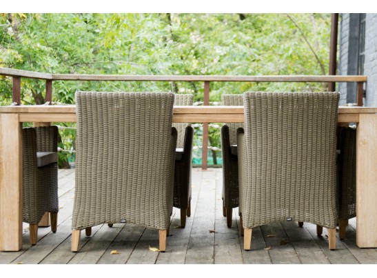 "Витория" деревянный стол из натурального тика, 200х100см в Набережных Челнах