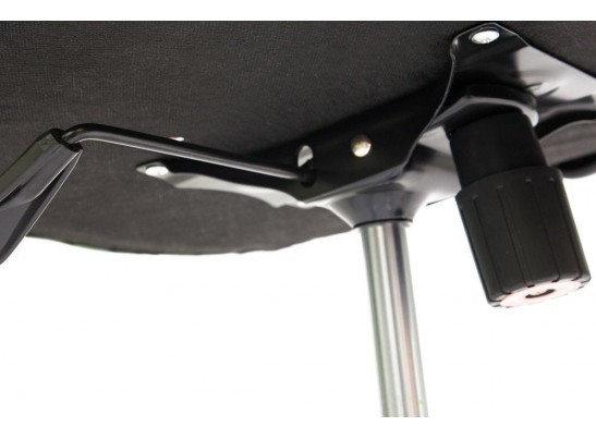 Кресло BOSS хром (кожзам/зеленый/перфорированный) в Набережных Челнах