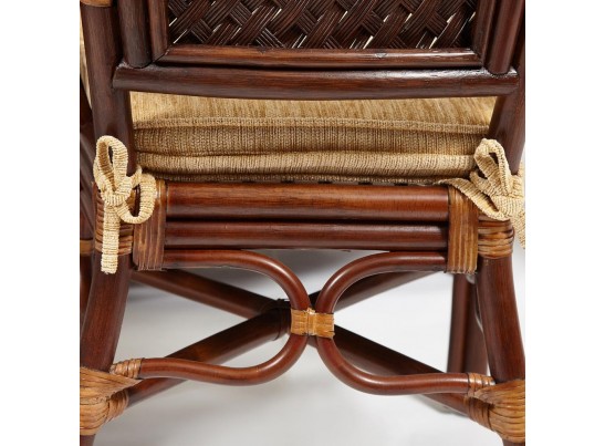 Комплект обеденный "ANDREA GRAND" (стол со стеклом+6 кресел+ подушки)