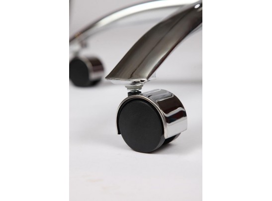 Кресло BERGAMO хром (кожзам/коричневый/светлый) в Набережных Челнах