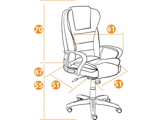 Кресло BARON (кожзам/бежевый) в Набережных Челнах