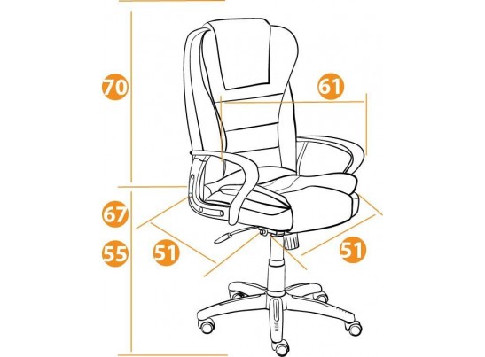 Кресло BARON (кожзам/бежевый) в Набережных Челнах